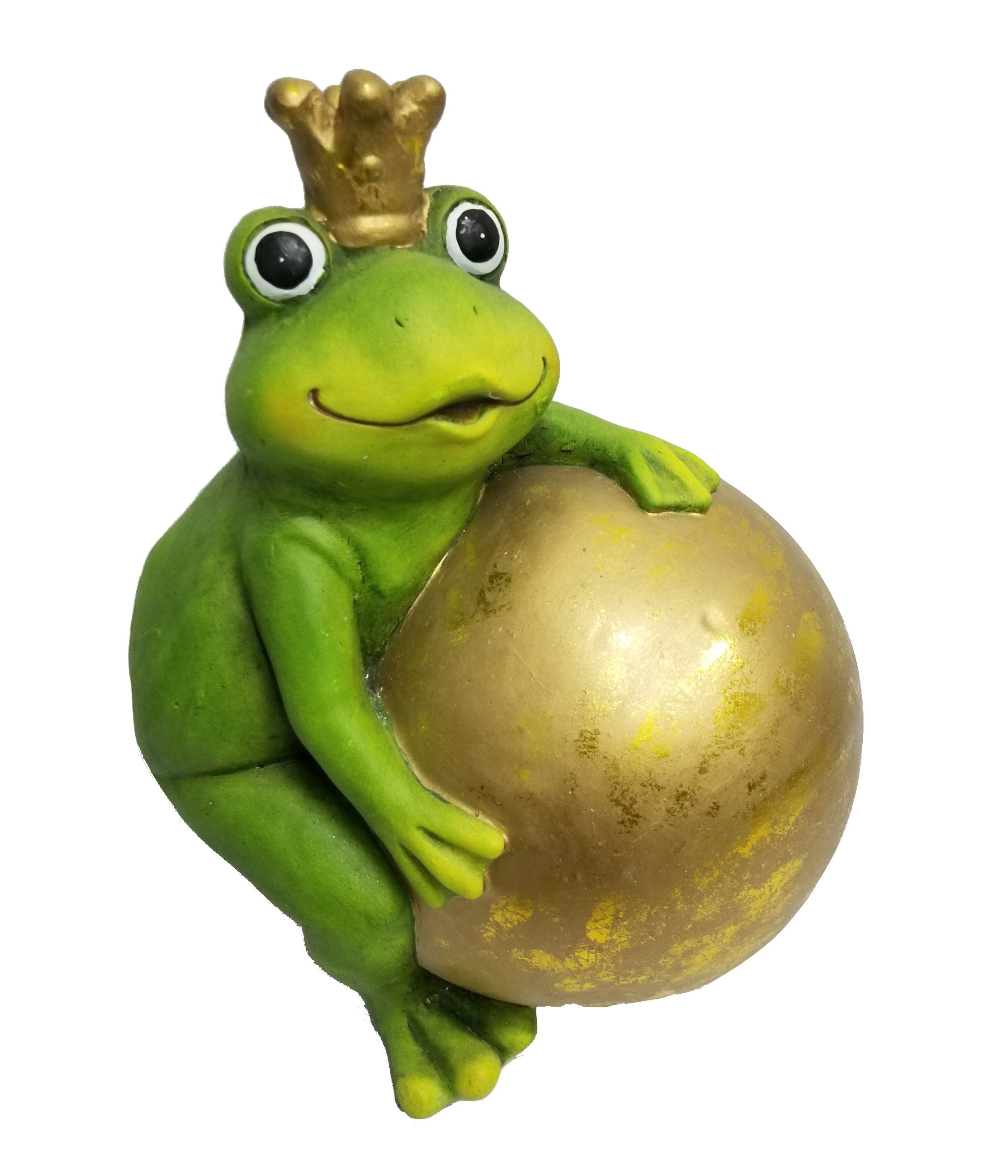 Dehner Gartenfigur »Froschkönig, 34.5 x 27.2 x 22 cm, Magnesia« online