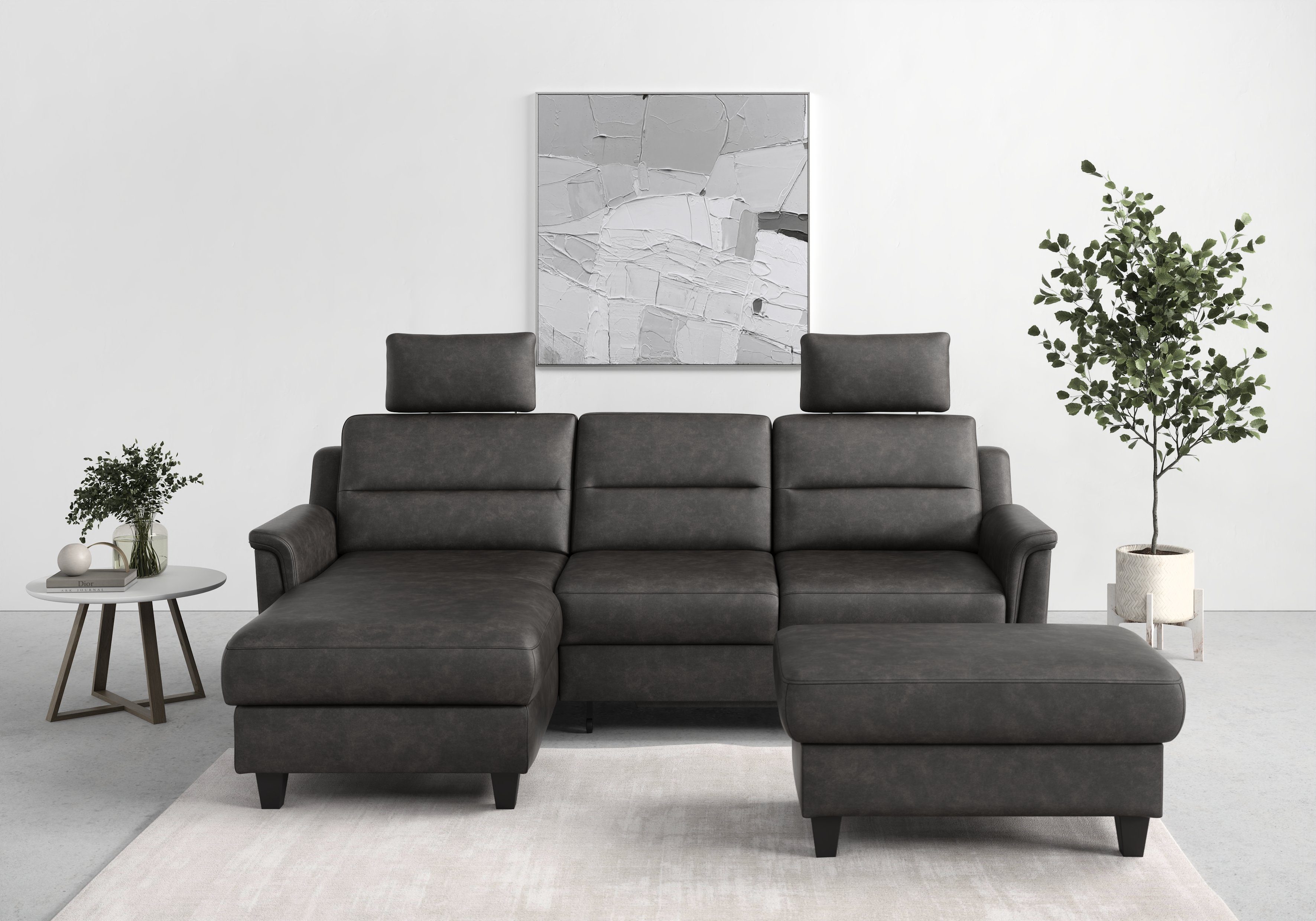 sit&more Ecksofa Farö L-Form, inklusive Federkern, günstig online kaufen
