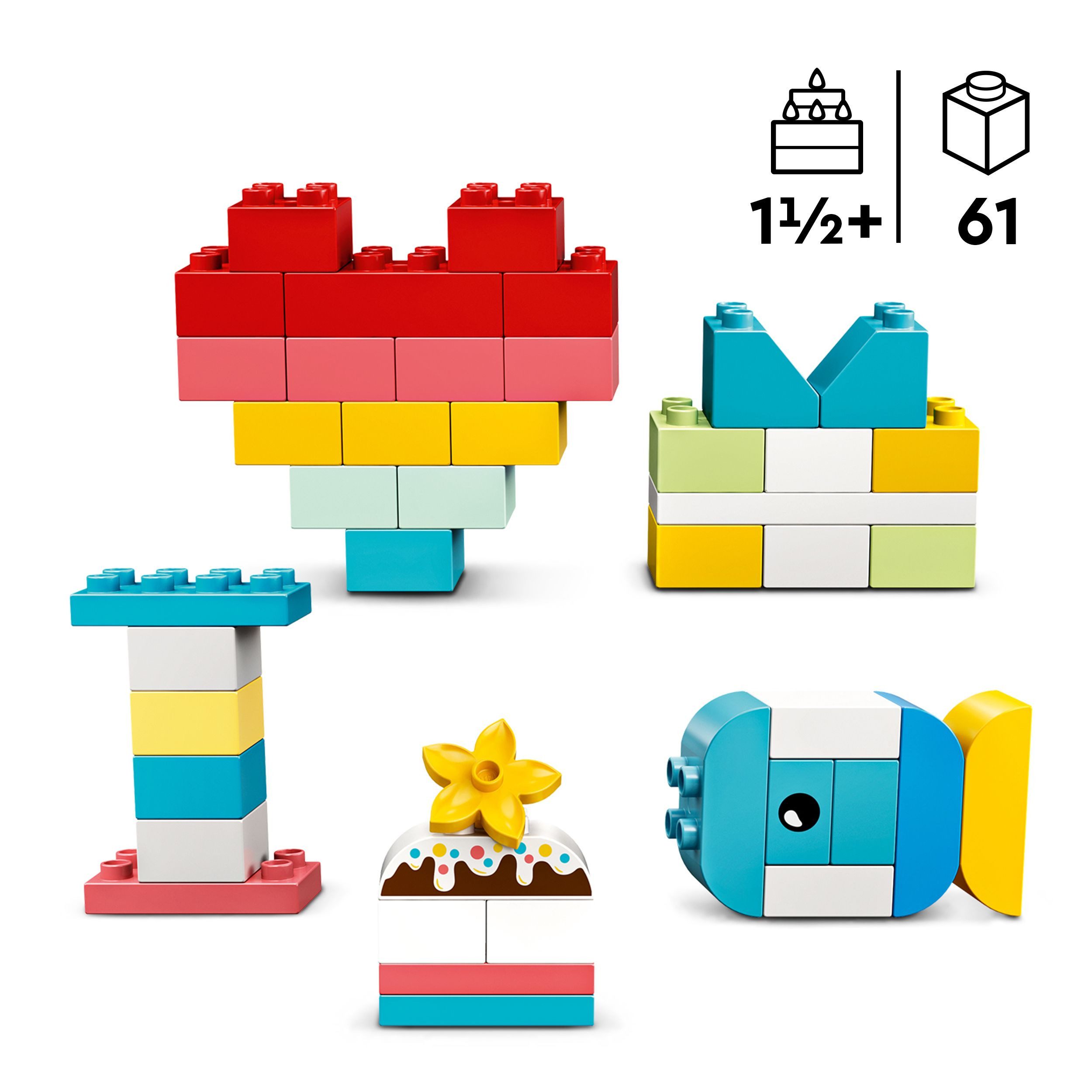 LEGO® LEGO DUPLO 10909 Mein erster Bauspaß, Steine-Box ab 1,5 Jahren Spielbausteine