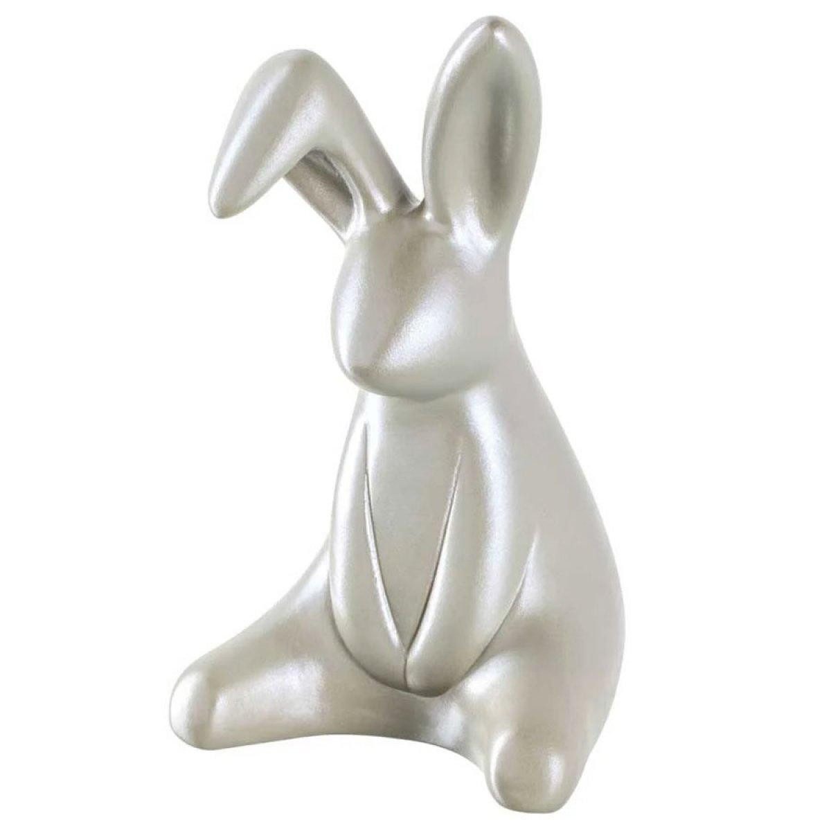 LEONARDO Osterhase Leonardo Dekorationsobjekt Hase Lola Perlmutt (16cm)