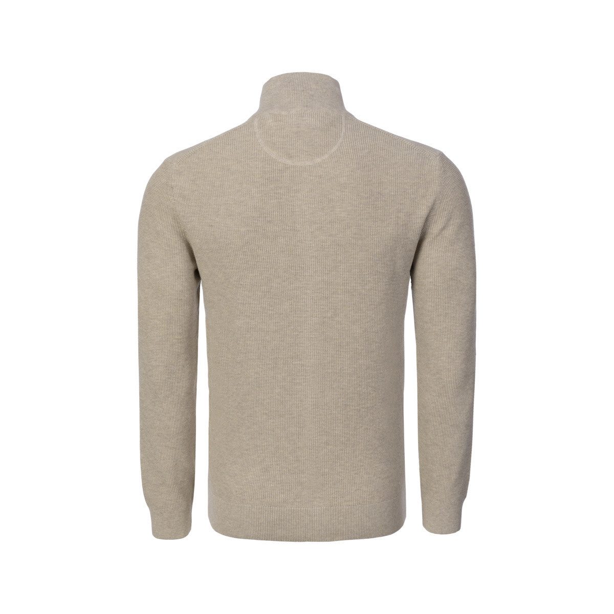 Gant Strickjacke Micro Textured Cotton Zip Herren Sweatjacke, Feinstrickjacke, Grobstrickjacke, Wolljacke, Cardigan