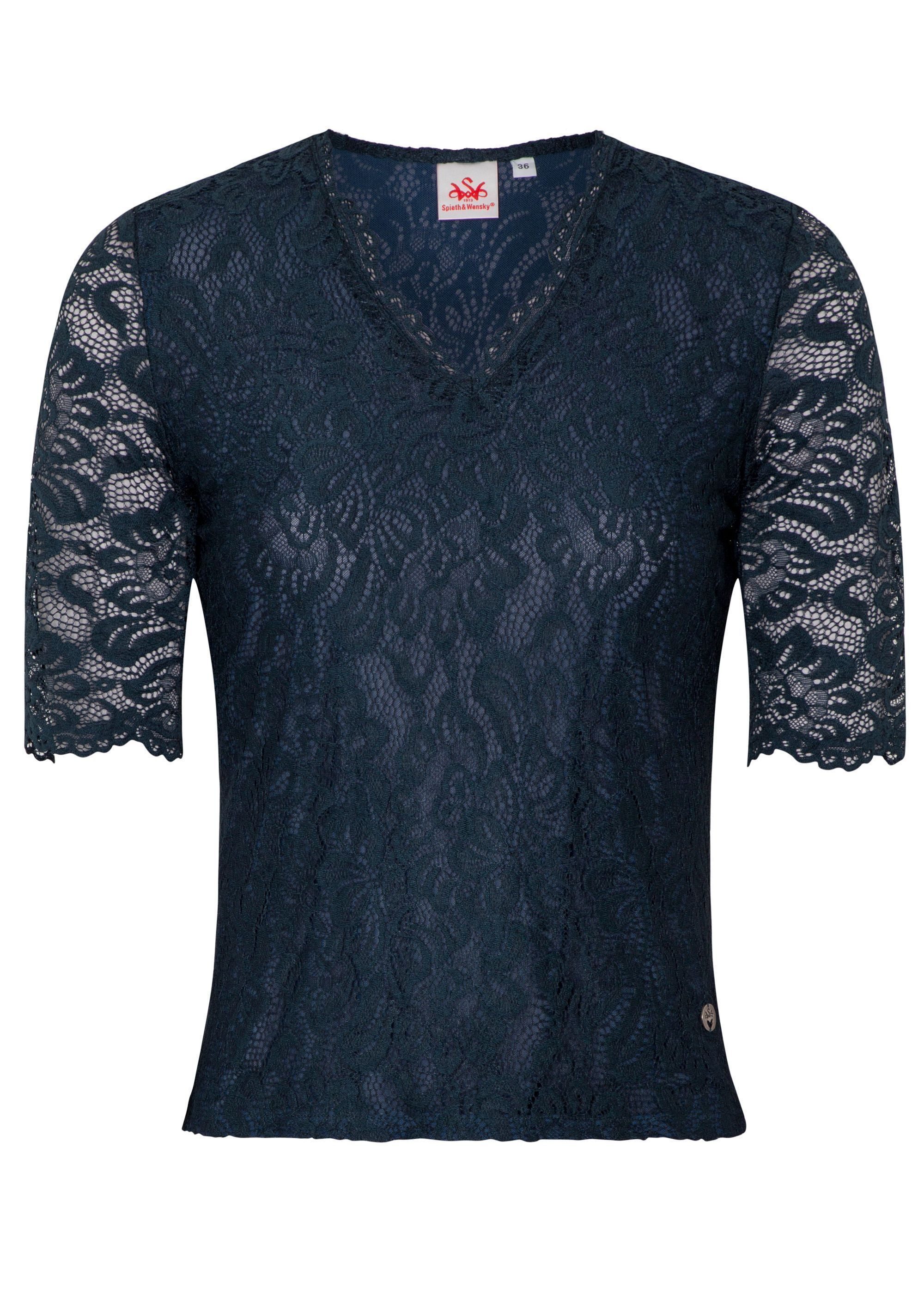 Spieth & Wensky Dirndlbluse Arktis (1-tlg) in taillierter Form