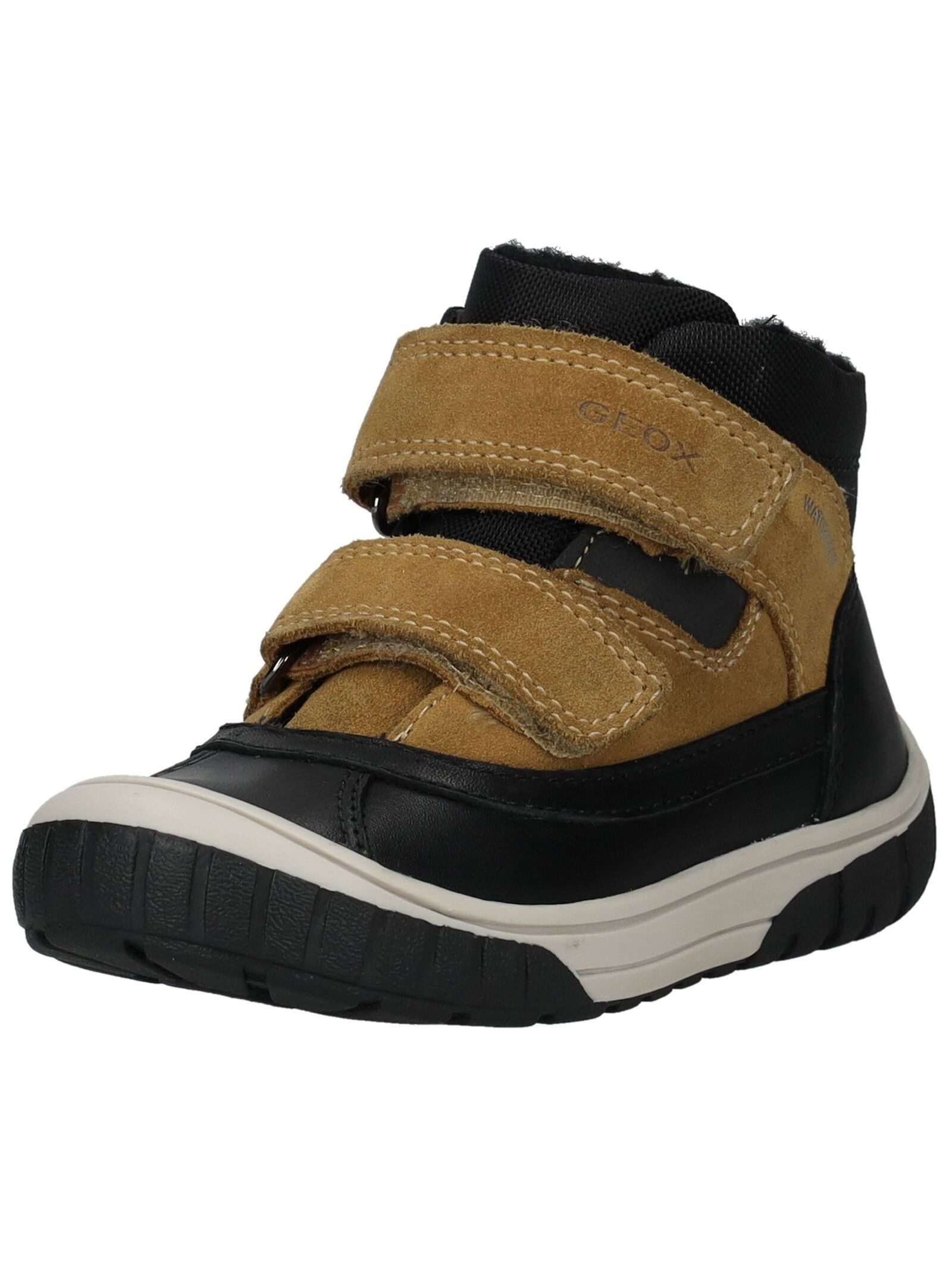 Geox Geox Сапогиette Leder/Synthetik Schnürstiefelette
