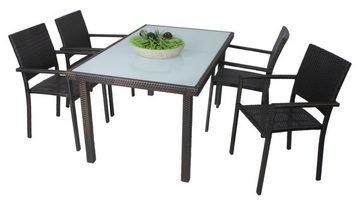 Gravidus Gartenstuhl 4er Set Stapelstuhl Gartenstuhl Stuhl Sessel Garten Terrasse Balkon