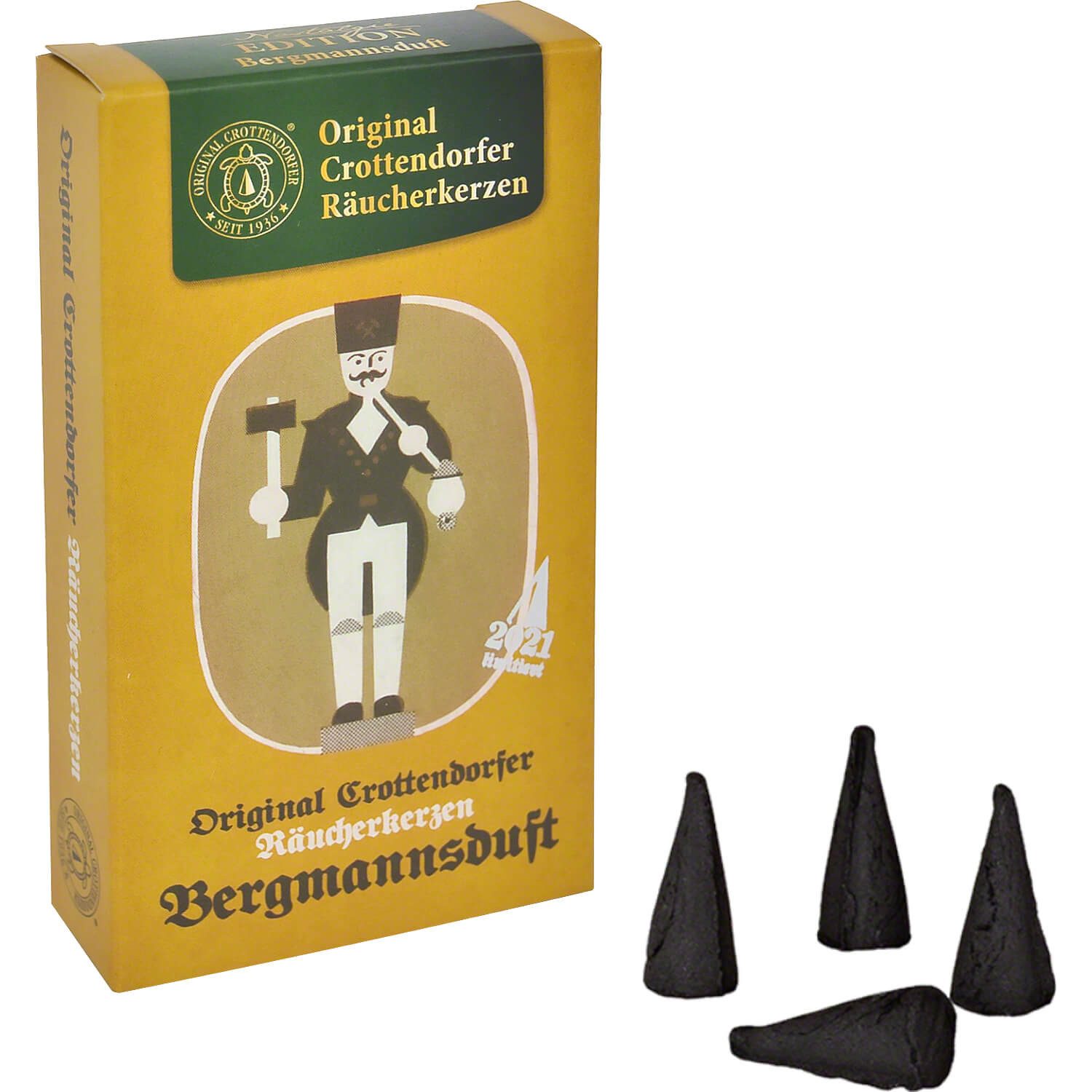 Crottendorfer Räuchermännchen Crottendorfer Räucherkerzen - Nostalgie Edition - Bergmannsduft von Cr