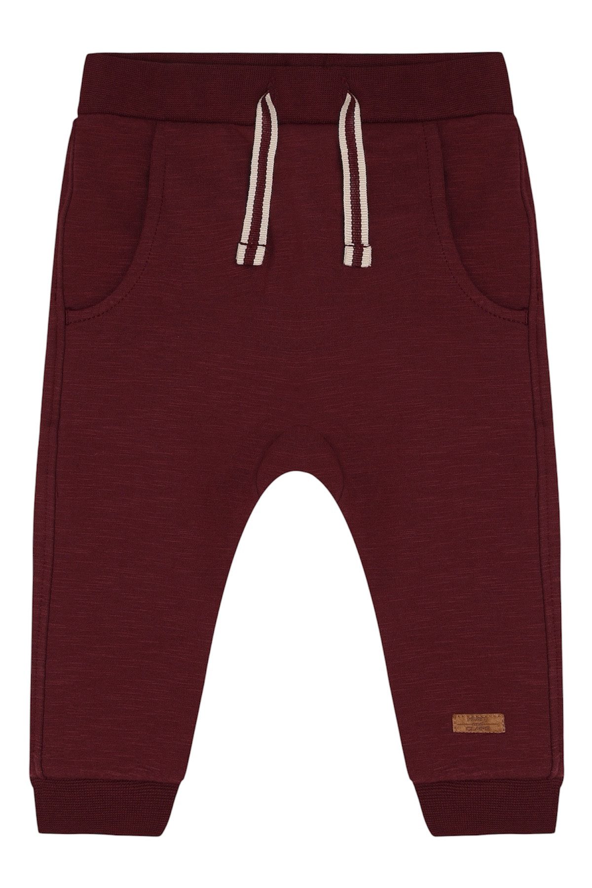 Hust & Claire Sweathose HCGeorgey Solid Brushed (1-tlg) HCGeorgey Solid Brushed Sweatpants für Jungen – Red Chocolate