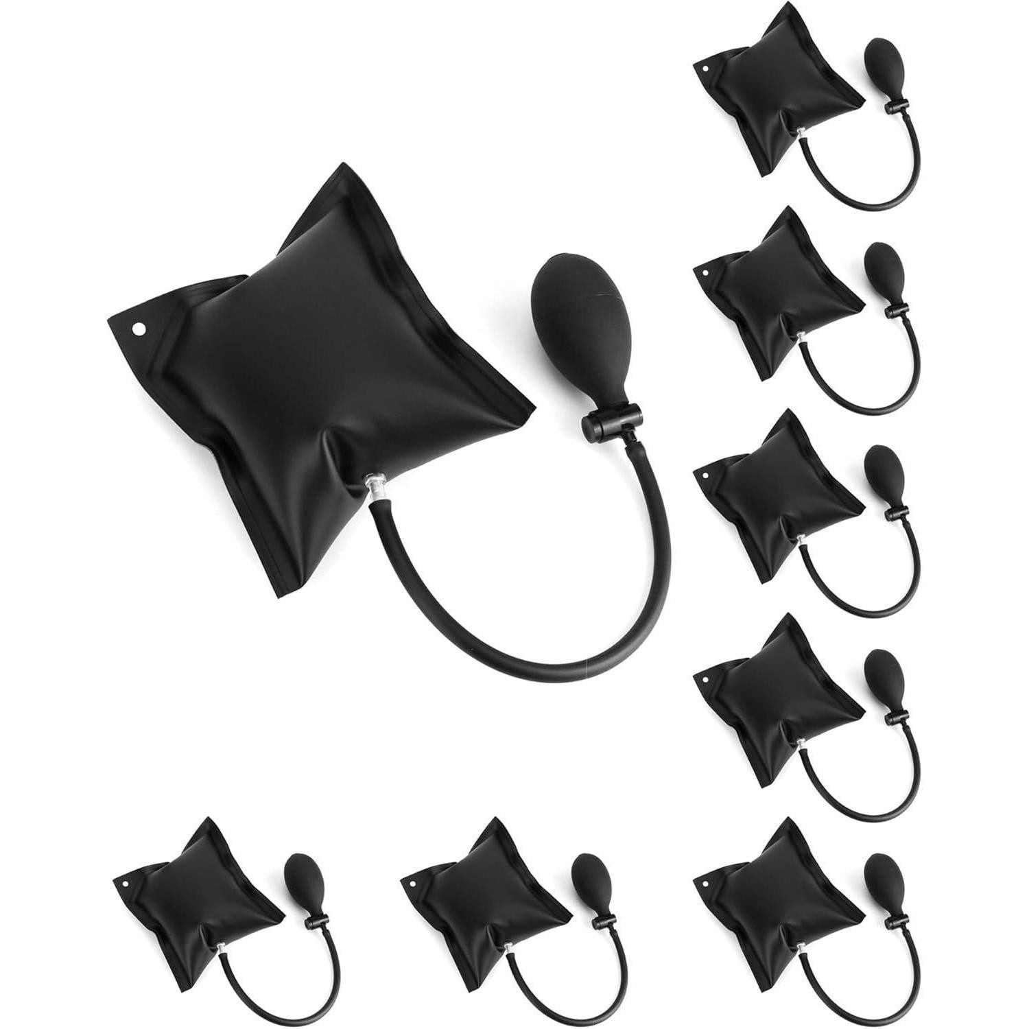 LuxusKollektion Bauschlüssel Montagekissen Hebekissen Luftkissen 200kg Schwarz 8stk