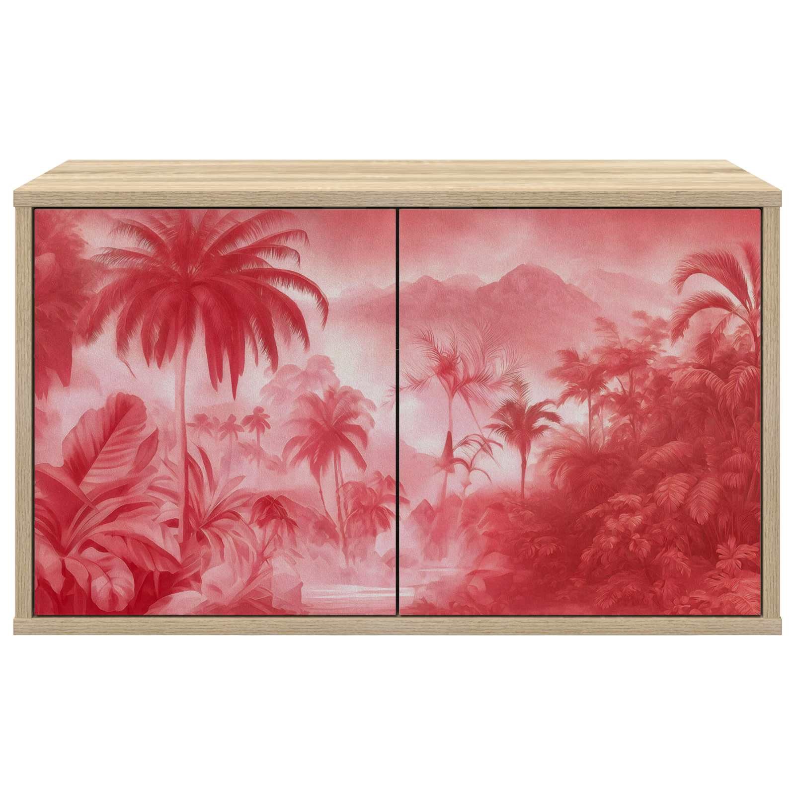vidaXL TV-Schrank Wandmontierter TV-Schrank AACHEN 69 x 33 x 40 cm Sonoma-Eiche (1-St)