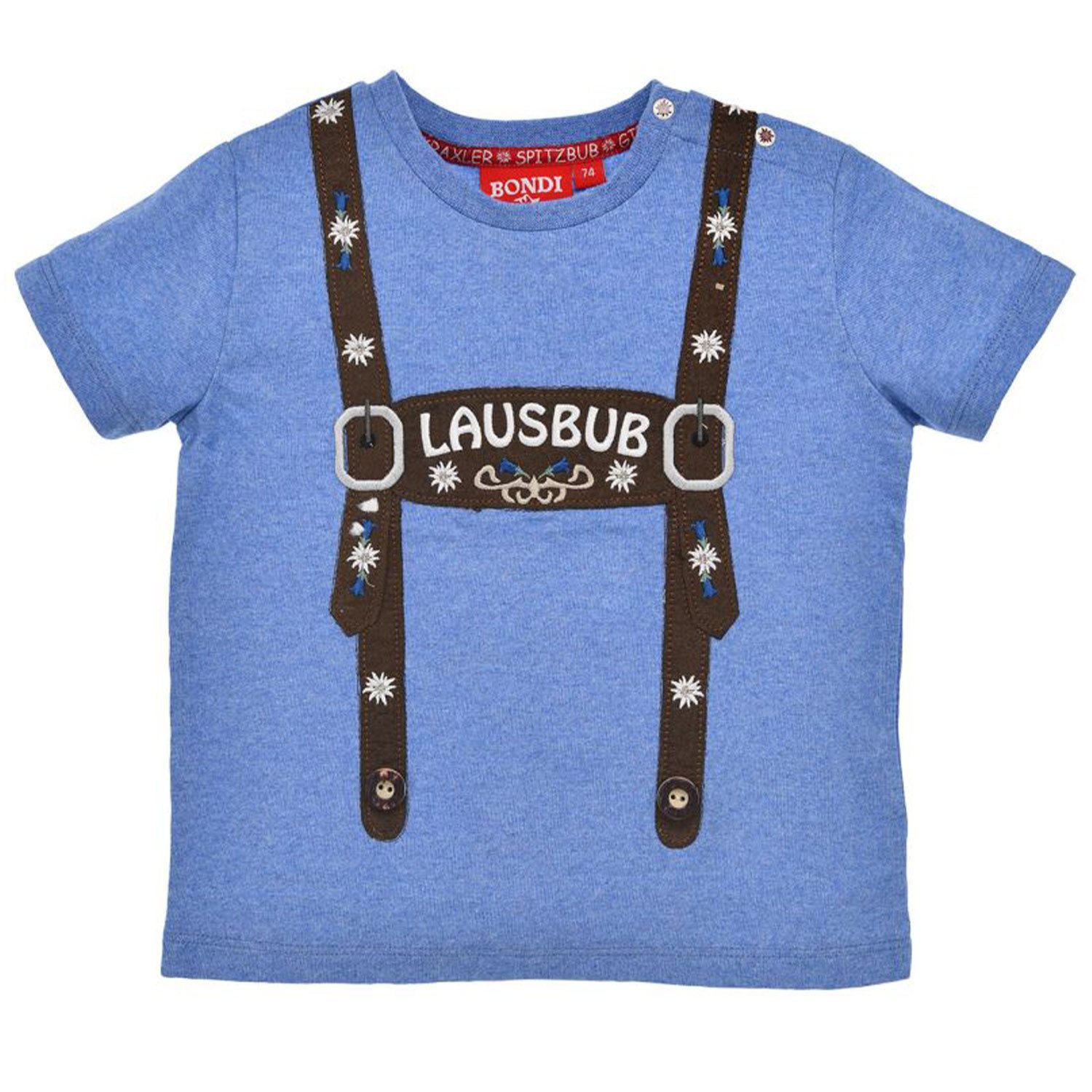BONDI T-Shirt BONDI Jungen T-Shirt Hosenträger 'Lausbub' 91833