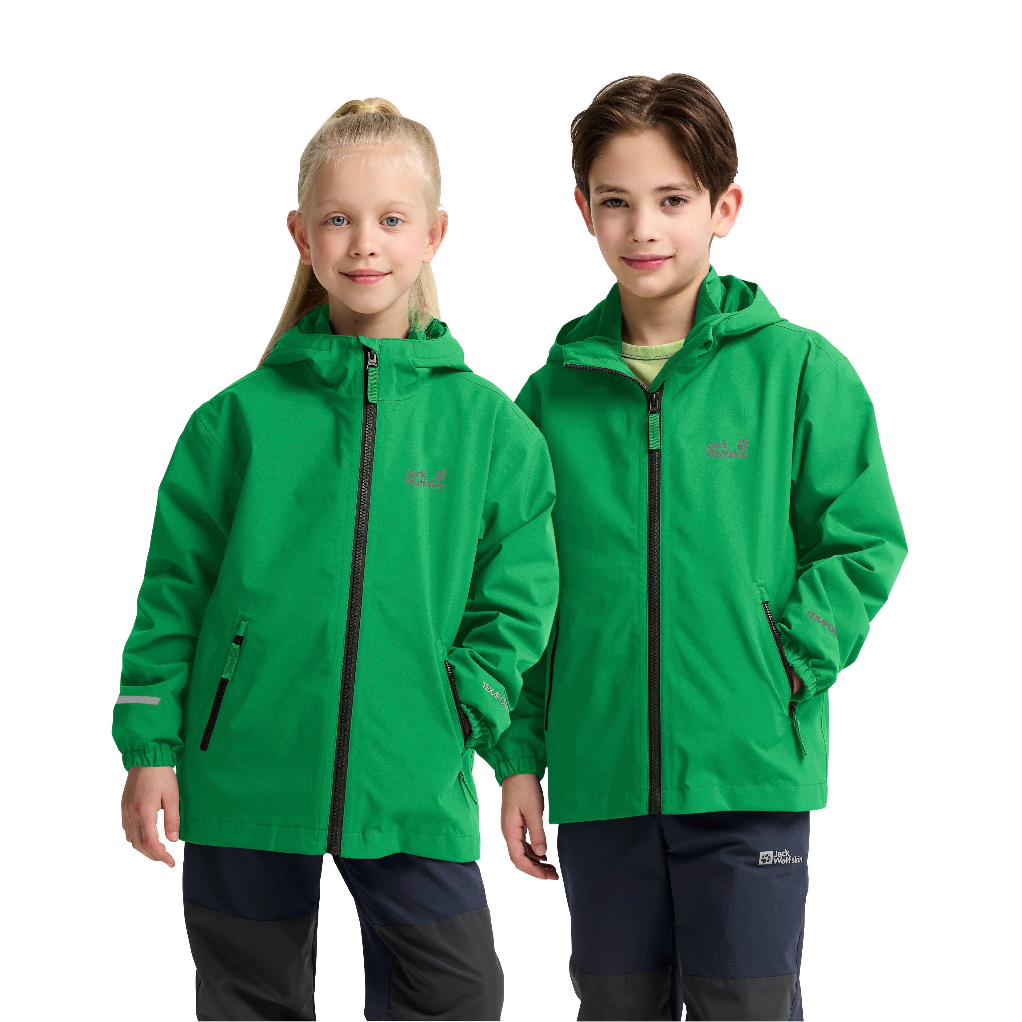 Jack Wolfskin 3-in-1-Funktionsjacke HYBRID 3IN1 JACKET K mit kombinierbarer Außen- und Innenjacke, wasserdichte Ausführung