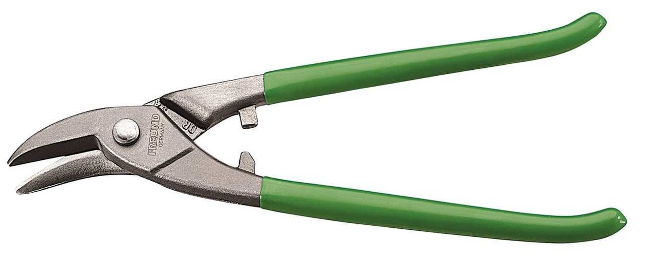 Blechschere FREUND Figurenschere Nr. 01271250 links Schere Lochschere Blechs…