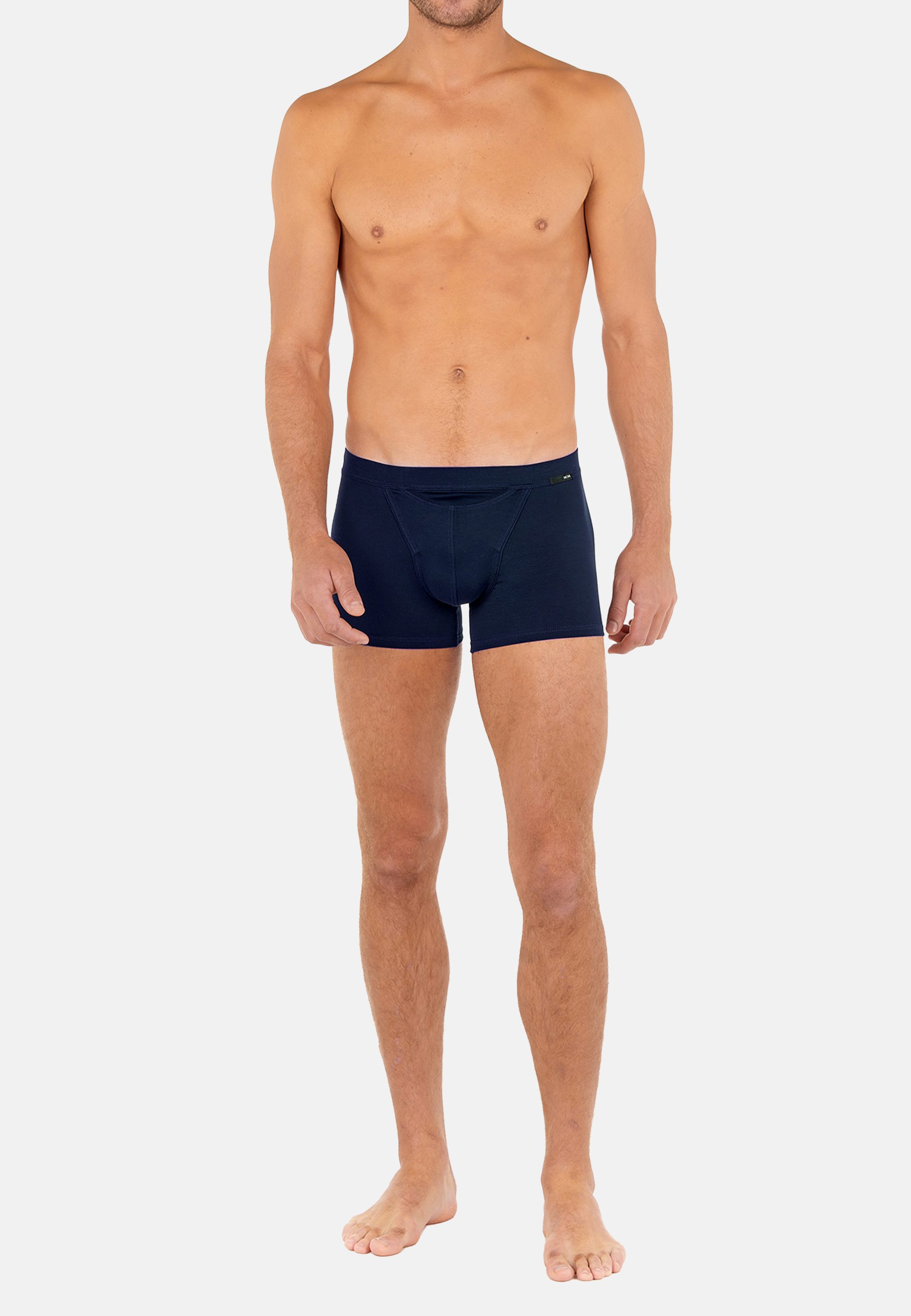 Hom Retro Boxer TENCEL™ Soft HO1 (1-St) Retro Short / Pant - mit Eingriff - Blickdicht - Horizontaler Eingriff
