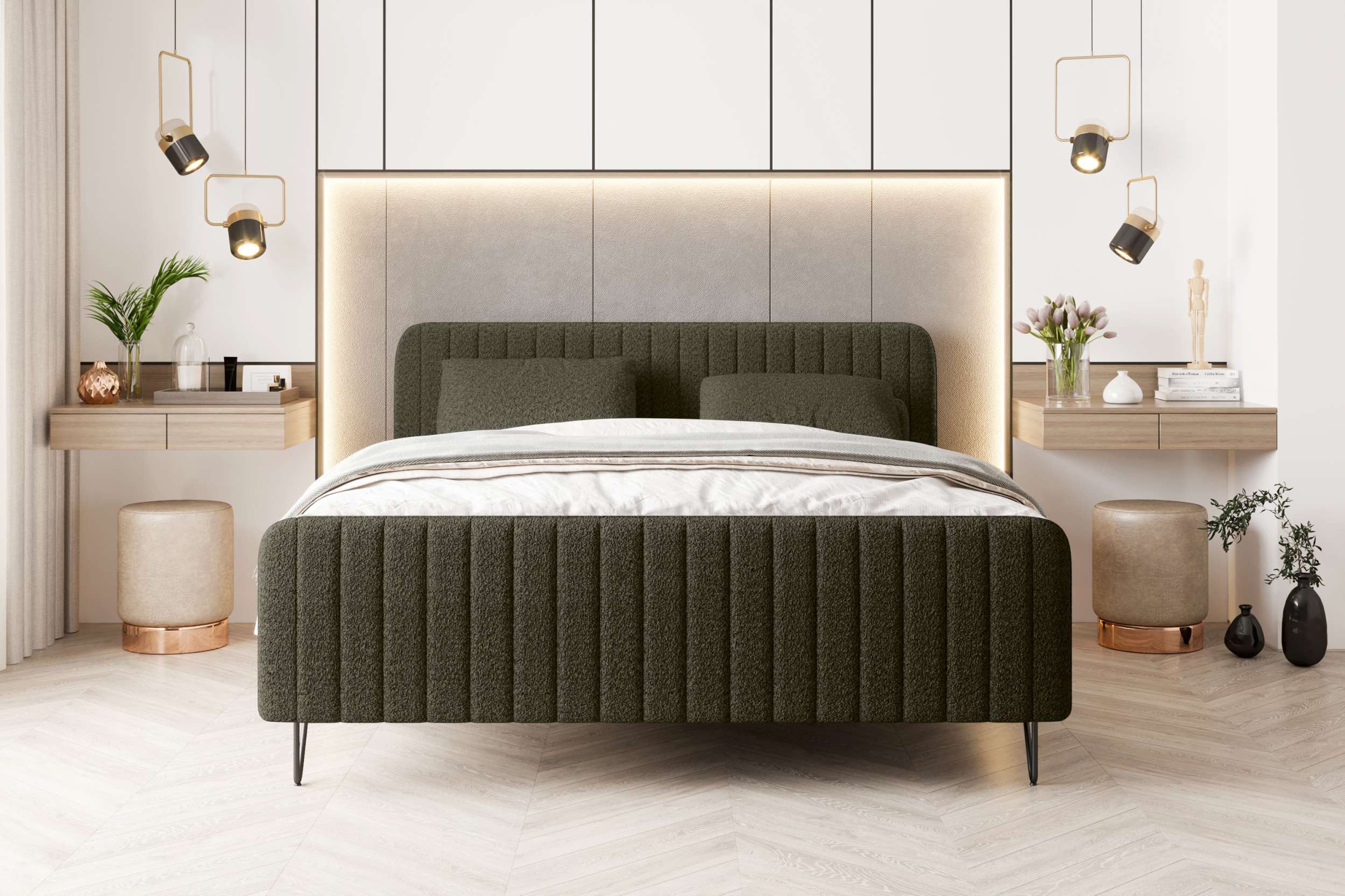 99rooms Boxspringbett Lucio (Schlafzimmerbett, Bett), 140/160/180x200 günstig online kaufen