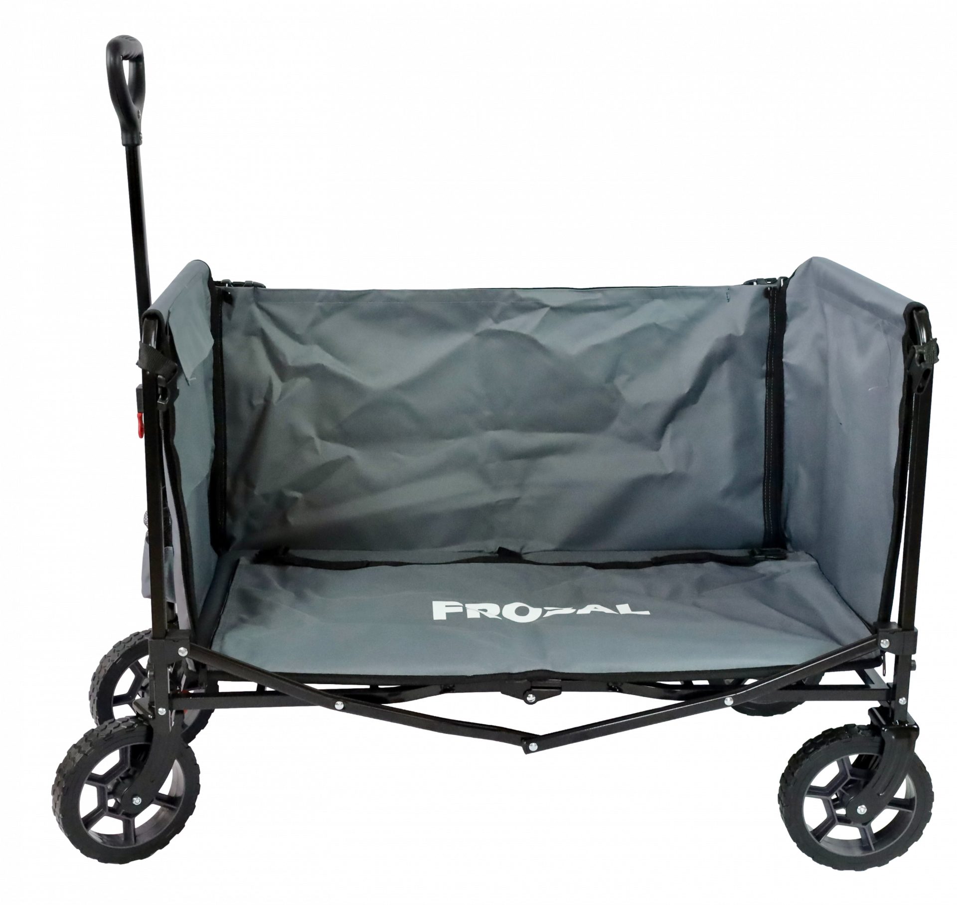 Frosal Bollerwagen Bruno grau, grau faltbar