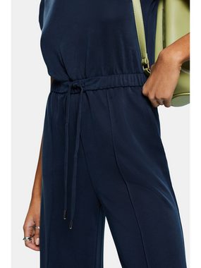 Esprit Overall Ärmelloser Jumpsuit mit Faltennaht