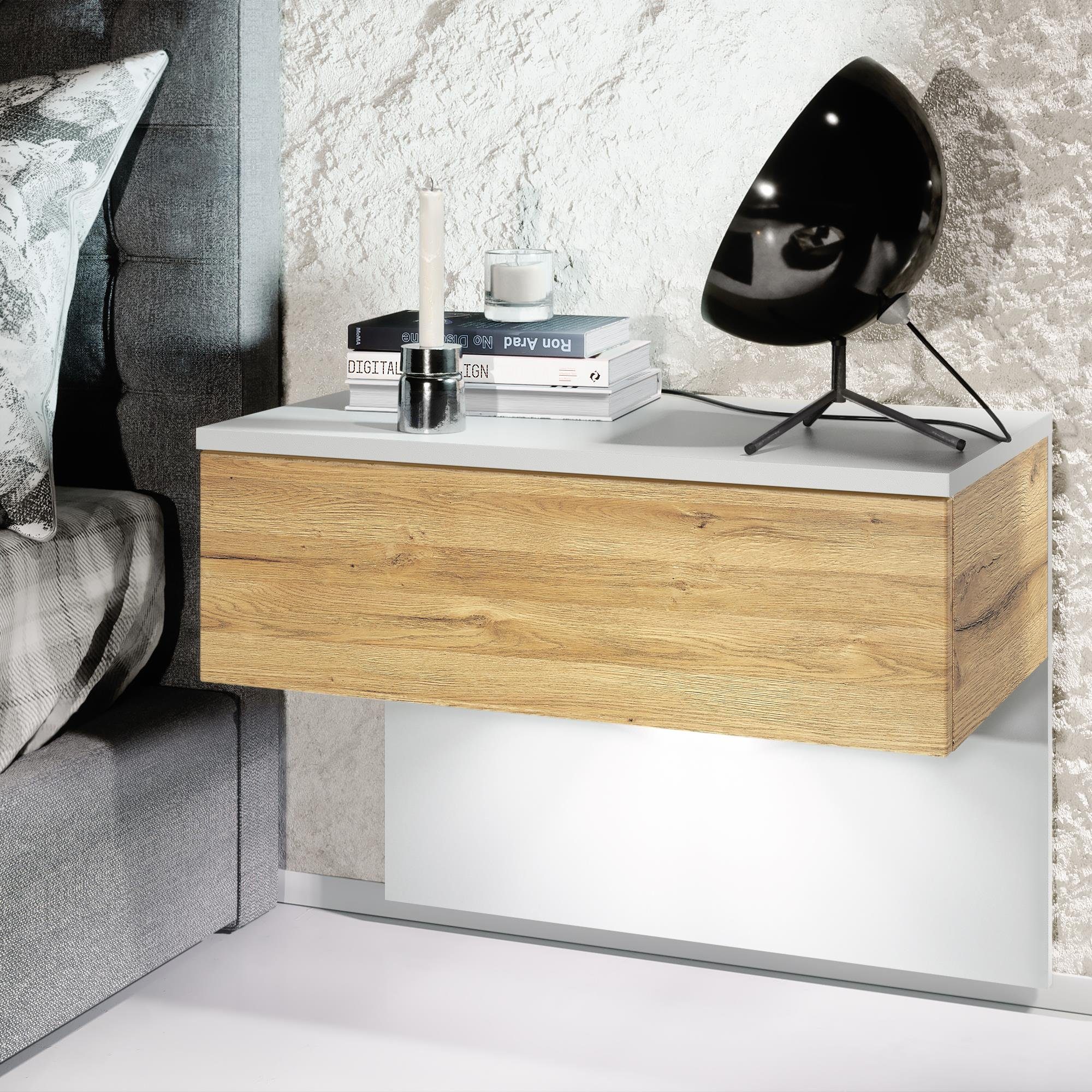 Vladon Nachttisch Sleep (Nachttischschrank, mit Schublade günstig online kaufen