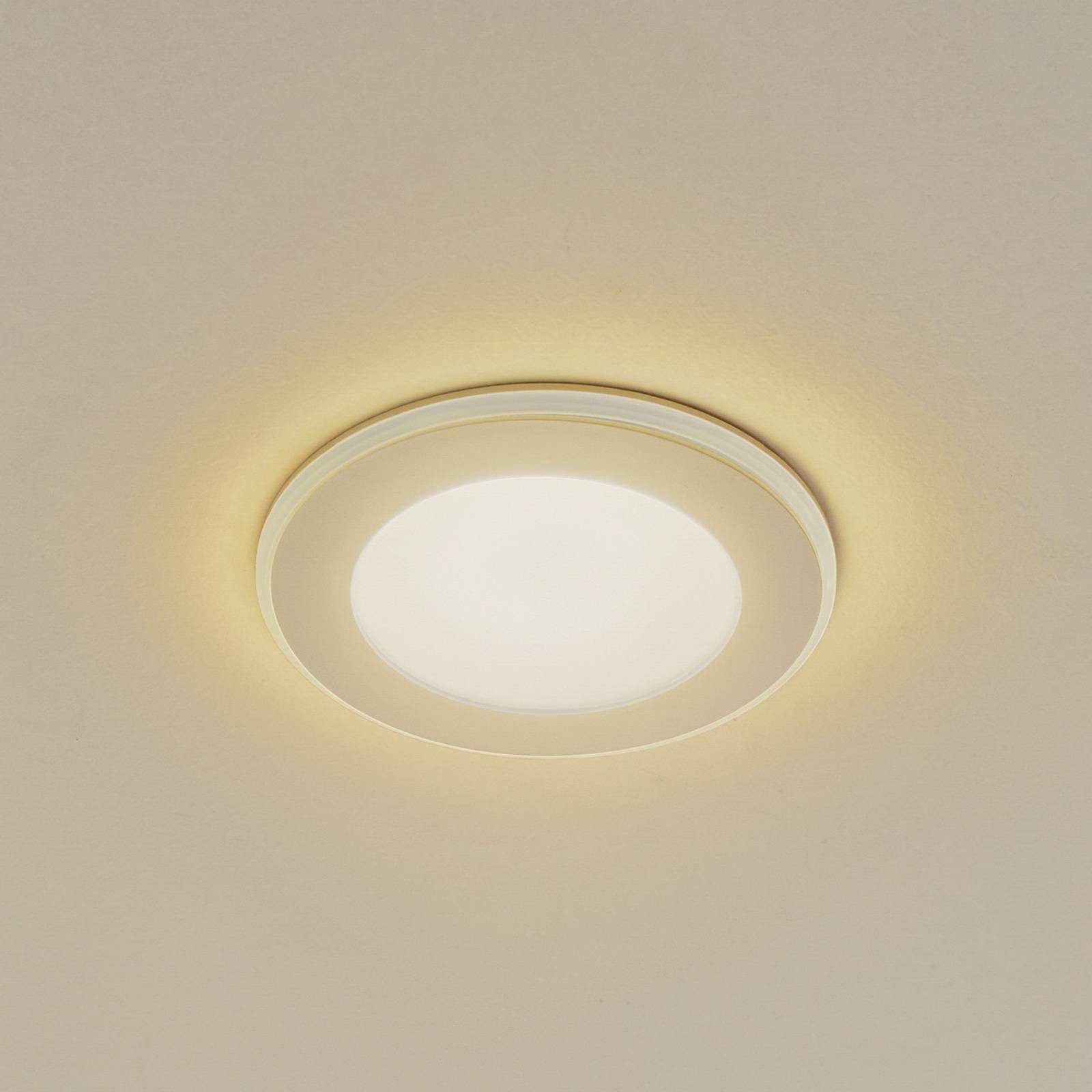 Lindby Deckenleuchte Toka, Nicht enthalten, 1 x 4,9 W LED, Farbwechsel warm günstig online kaufen