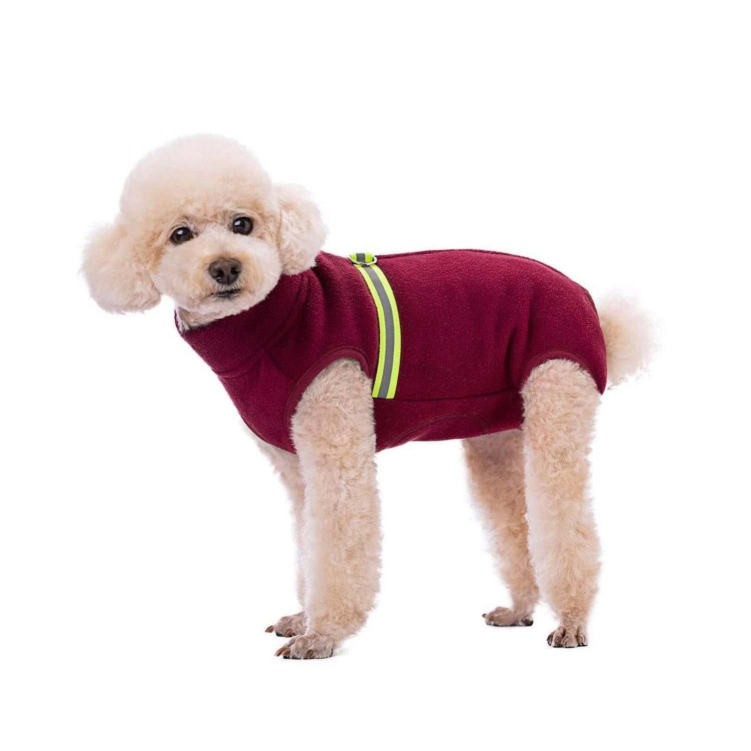 LuxusKollektion Hundepullover Hundepullover Fleece Rot L