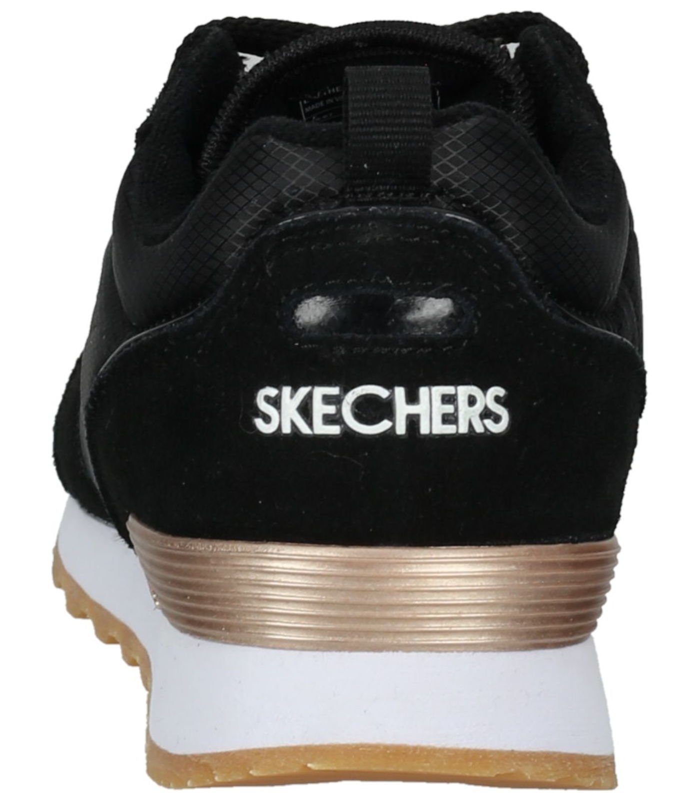 Schwarz Skechers Sneaker Gold Sneaker Leder