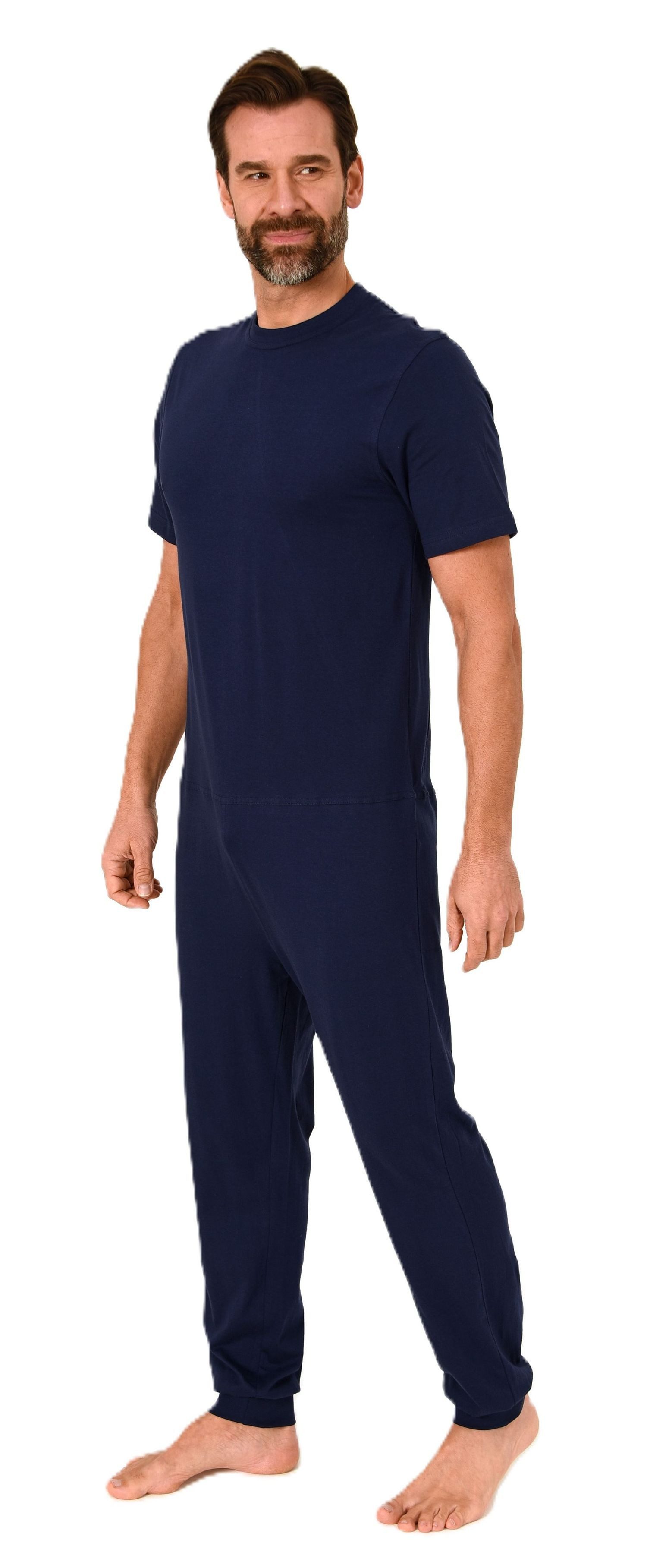 Normann Care Pyjama Herren Pflegeoverall kurzarm günstig online kaufen
