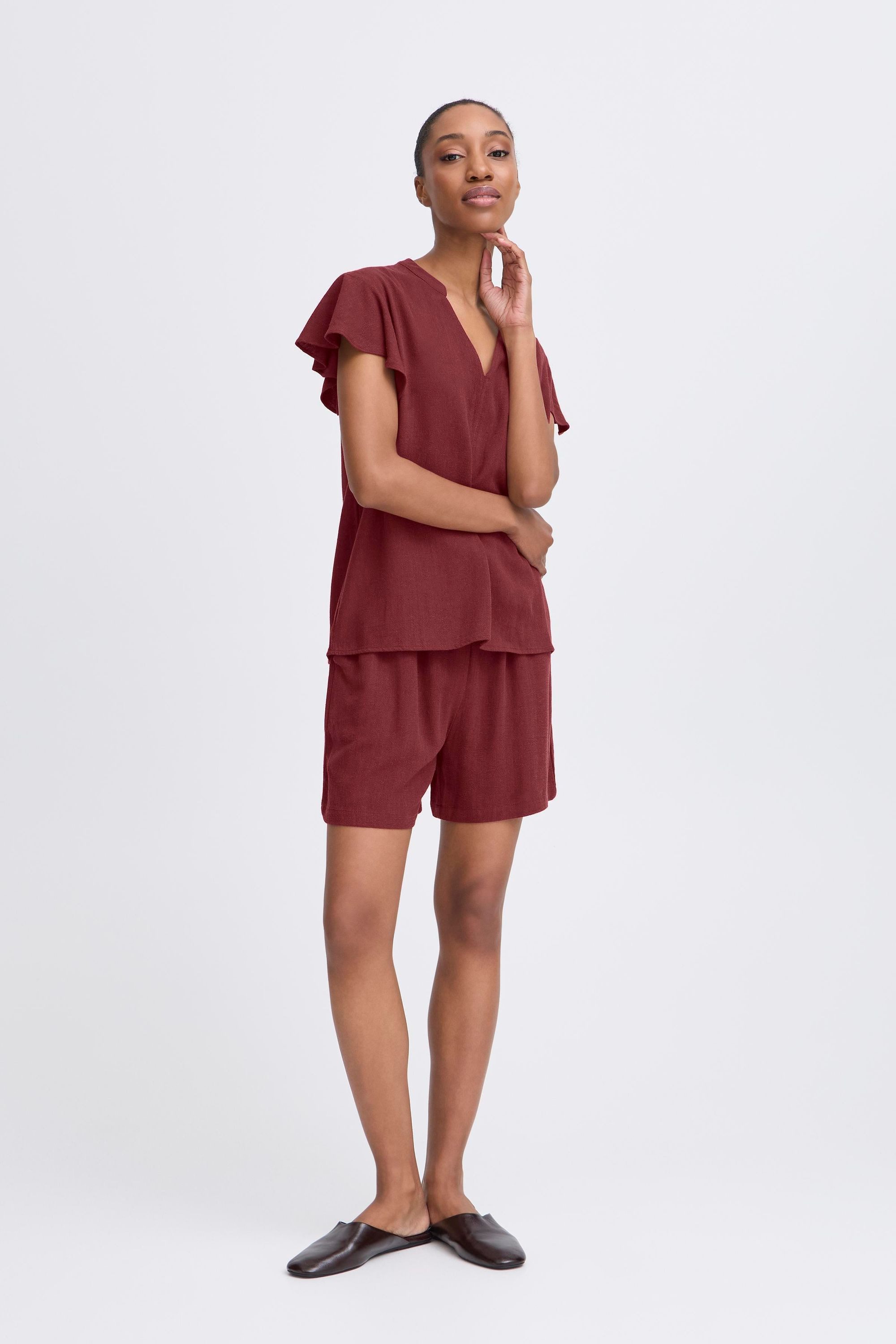 b.young Kurzarmbluse Kurzarmbluse günstig online kaufen