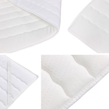 MIRJAN24 Boxspringbett Enter LED (mit Hauptmatratze, Topper und LED-Beleuchtung), Doppelbett mit zwei Bettkästen für die Bettwäsche