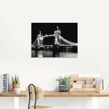 Artland Glasbild Tower Bridge London, Brücken (1 St), in verschiedenen Größen