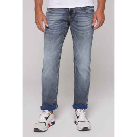 CAMP DAVID Regular-fit-Jeans Verschluss mit Knopfleiste