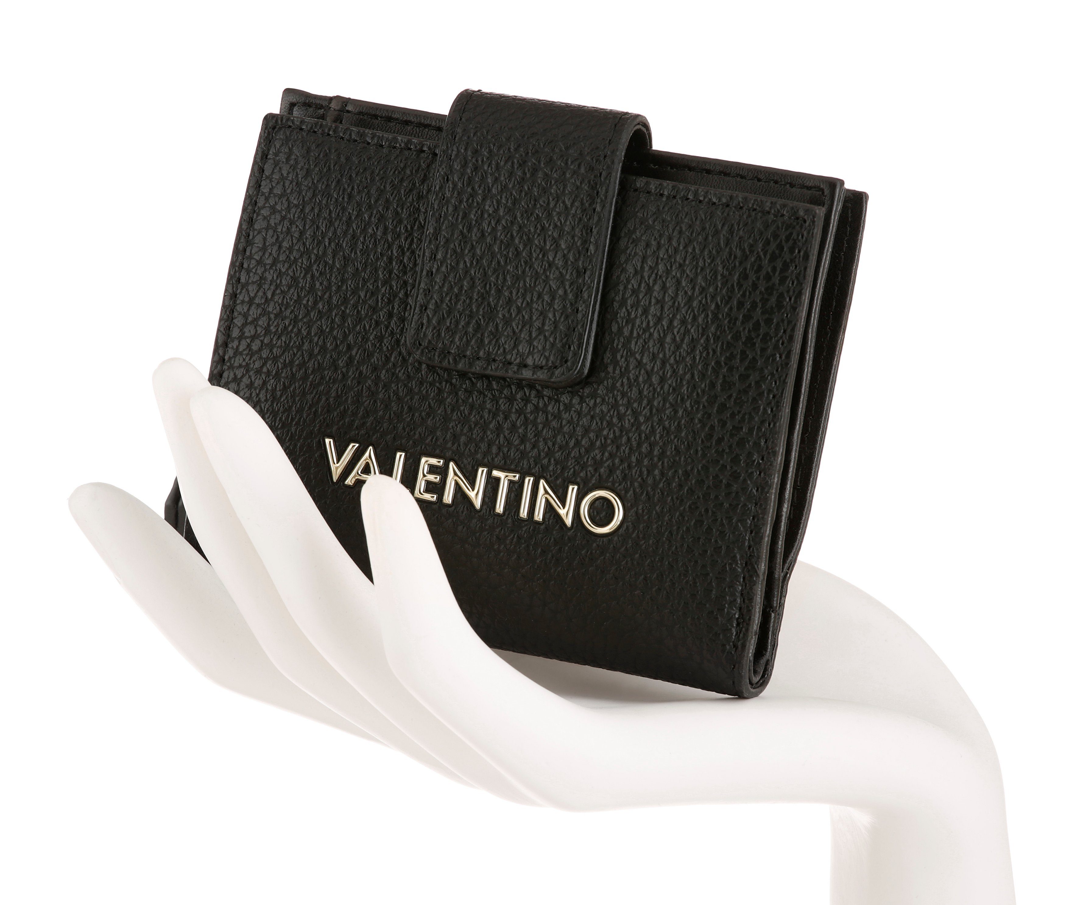 VALENTINO BAGS praktischen Geldbörse Format ALEXIA, schwarz im