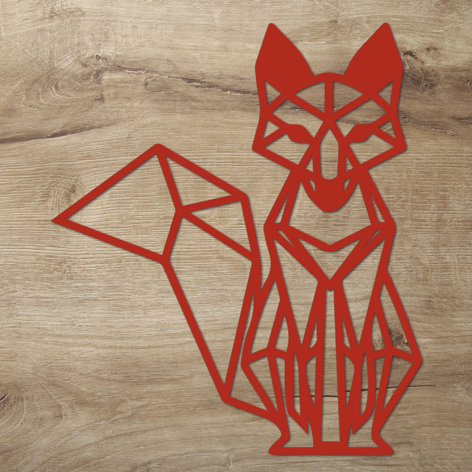 Namofactur Wanddekoobjekt Wandtattoo Fuchs Geometrisch, Wanddeko günstig online kaufen