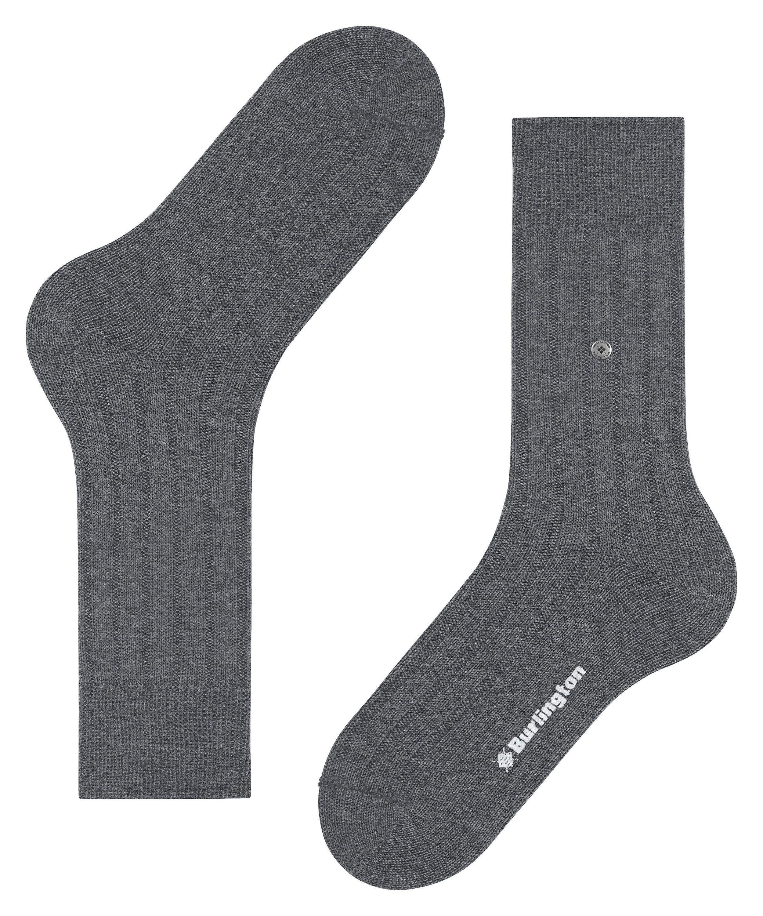 Burlington Socken Dover (1-Paar) (3070) grey dark