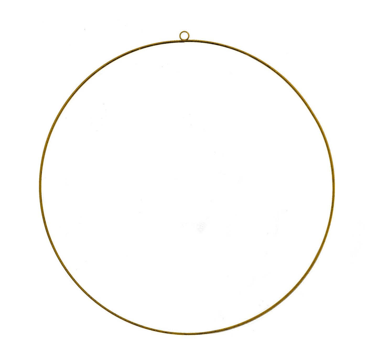 Thumbnail - Spetebo Bastelkranz Metall Deko Ringe 3er Set gold - 50 / 40 / 30cm, Hänge Koop Wand Blumenkranz Weihnachten Hochzeit Ge...