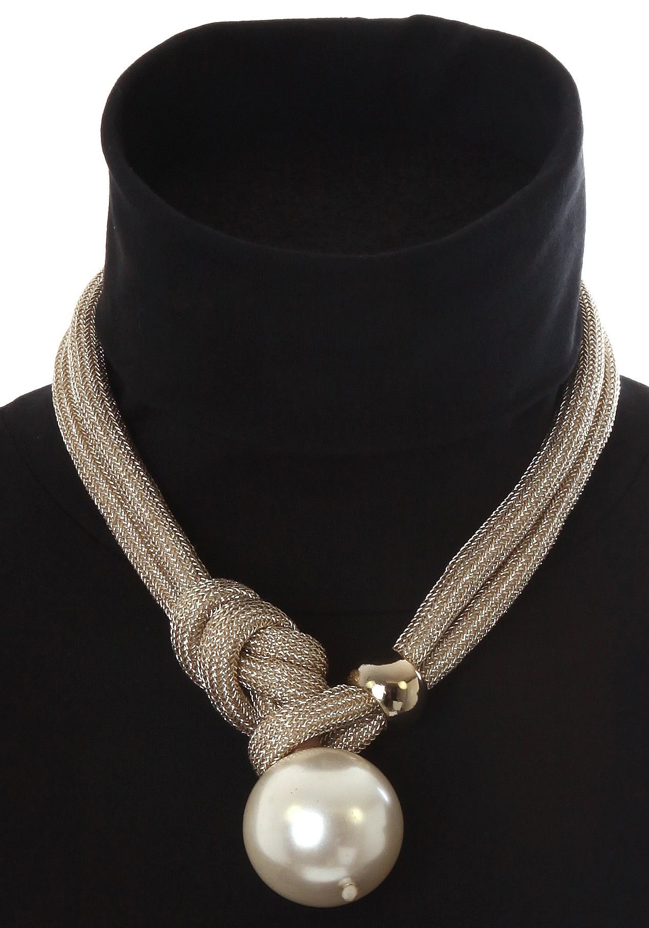 Firetti Collier elegant, auffallend, im mehrreihigen Stil, mit Acrylperle