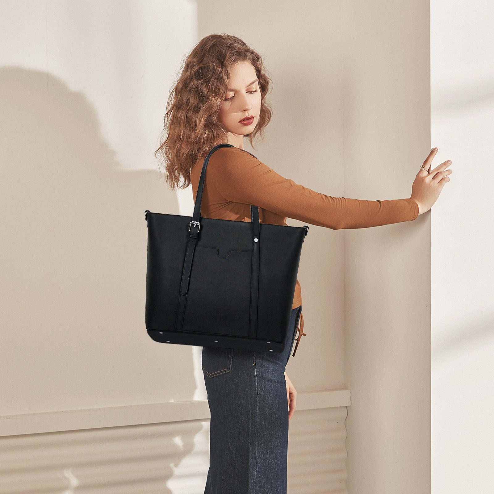 TAN.TOMI Handtasche Handtasche Damen Shopper Damen Groß Wasserdicht Laptop günstig online kaufen