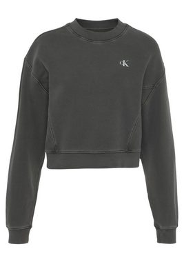 Calvin Klein Jeans Sweatshirt WASH RIB MIX SHORT CREW NECK
