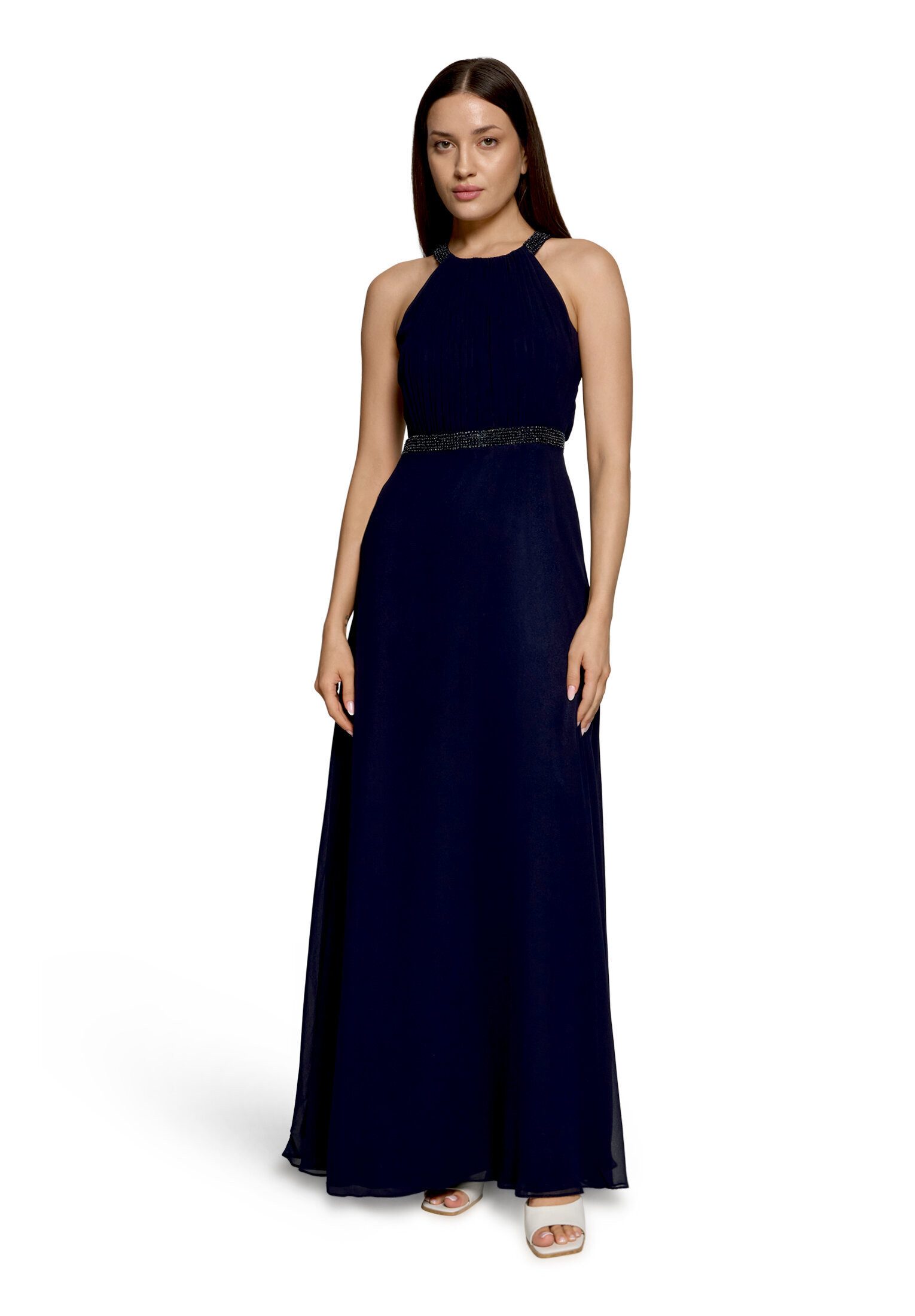 Vera Mont Abendkleid Damen rückenfrei Pailletten