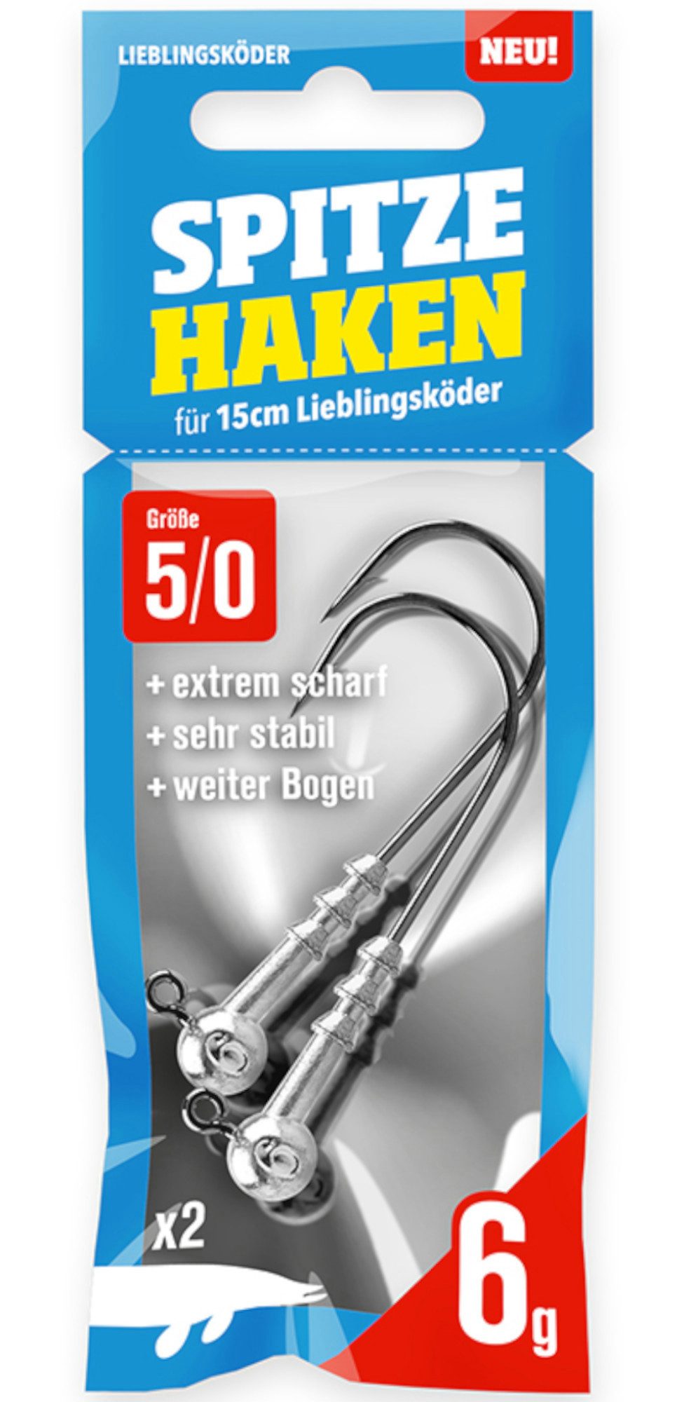 Lieblingsköder Jighaken Lieblingsköder Spitze Haken 5/0 - 2 Jighaken