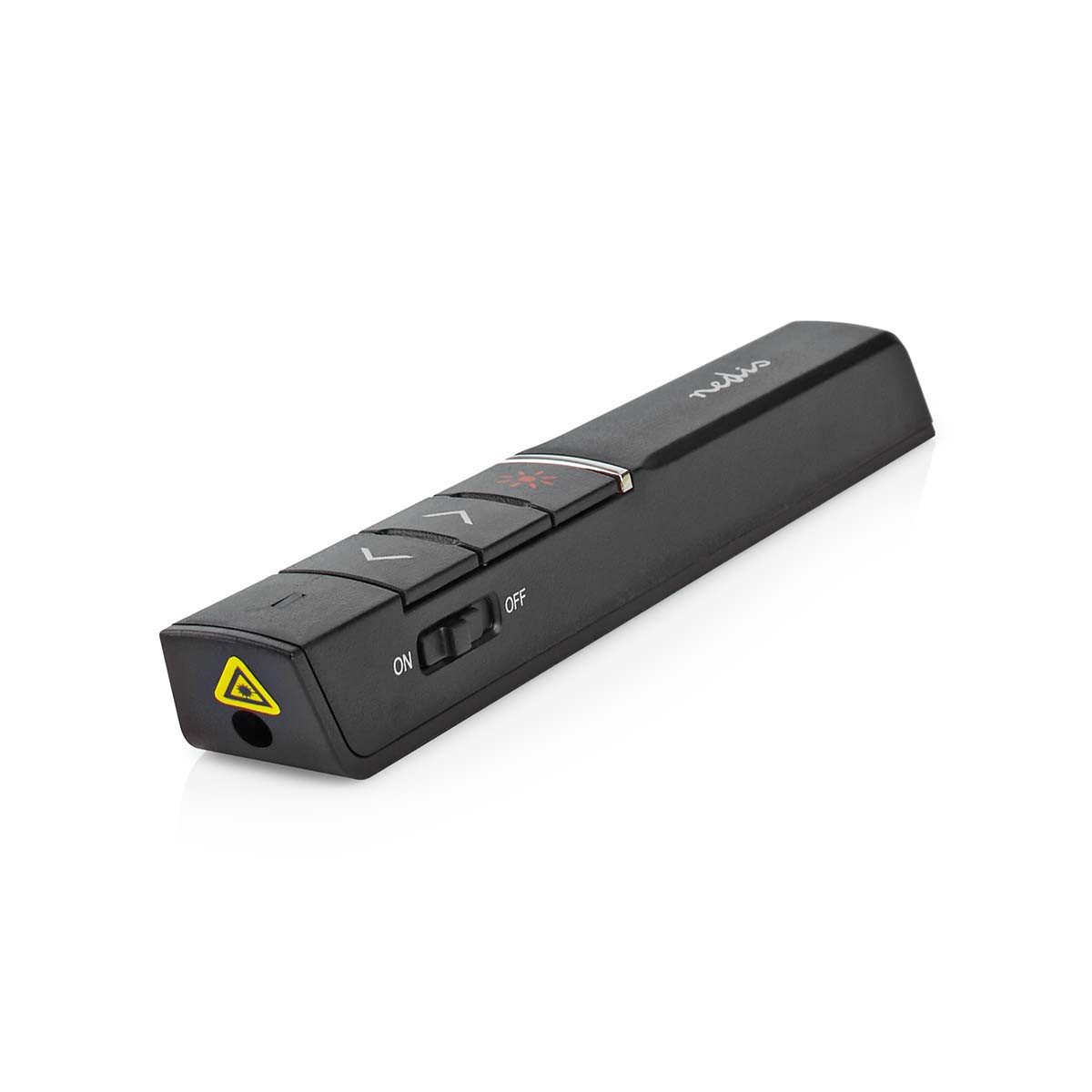 Nedis Laserpointer WLPSRL100BK, Laserpointer 100 m, kabellose Reichweite 30 m, für Büro und Zuhause