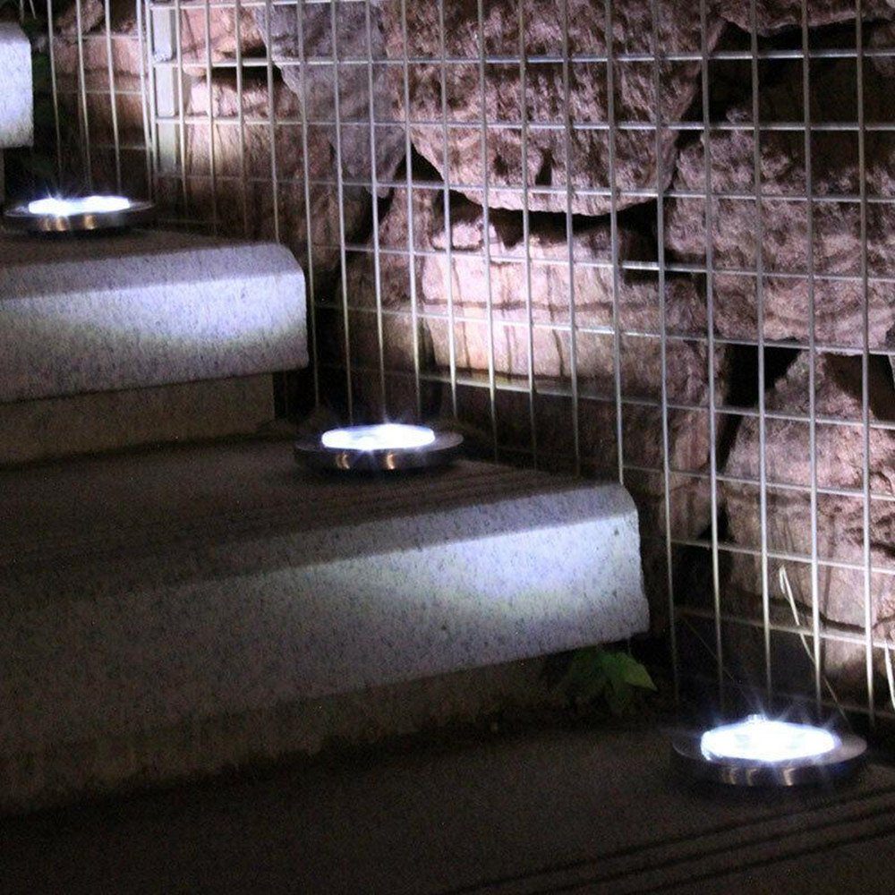 LETGOSPT LED Gartenstrahler 8 Stück Solar günstig online kaufen