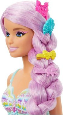 Barbie Meerjungfrauenpuppe Meerjungfrau mit langem rosafarbenem Haar