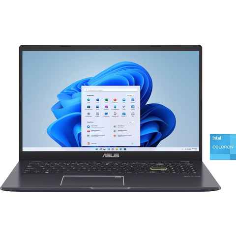 Asus Vivobook Go 15" Laptop, Full HD TN-Display, 4 GB RAM, Windows 11 Home, Business-Notebook (39,6 cm/15,6 Zoll, Intel Celeron N4500, HD, E510KA-EJ355WS)