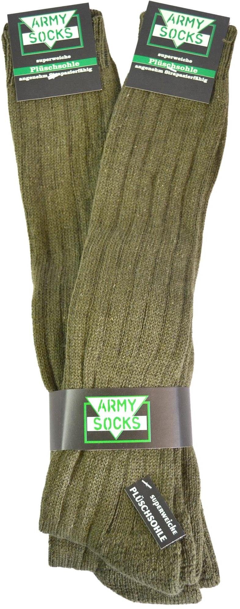 normani Kniestrümpfe 3 Paar Outdoor-Kniestrümpfe ARMY (Set, 3 Paar) hoher S günstig online kaufen