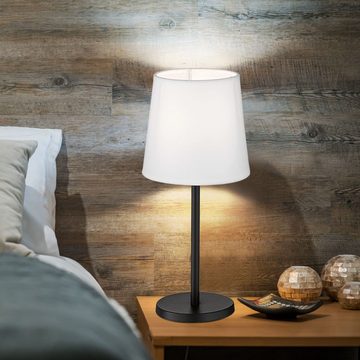 etc-shop LED Tischleuchte, Leuchtmittel inklusive, Warmweiß, Tischleuchten Wohnzimmer Nachttischlampe Leselampe