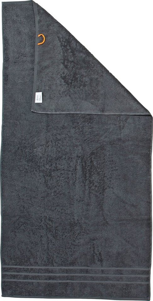 done.® Duschtuch Daily Uni, Walkfrottier (1-St), Uni Farben, saugfähiges Walkfrottier