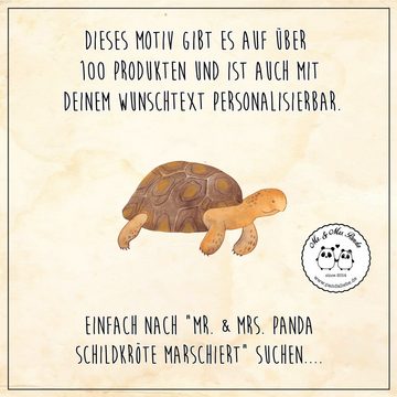 Mr. & Mrs. Panda Tasse Schildkröte Marschieren - Transparent - Geschenk, Meerestiere, Urlaub, Edelstahl, Einzigartiges Design