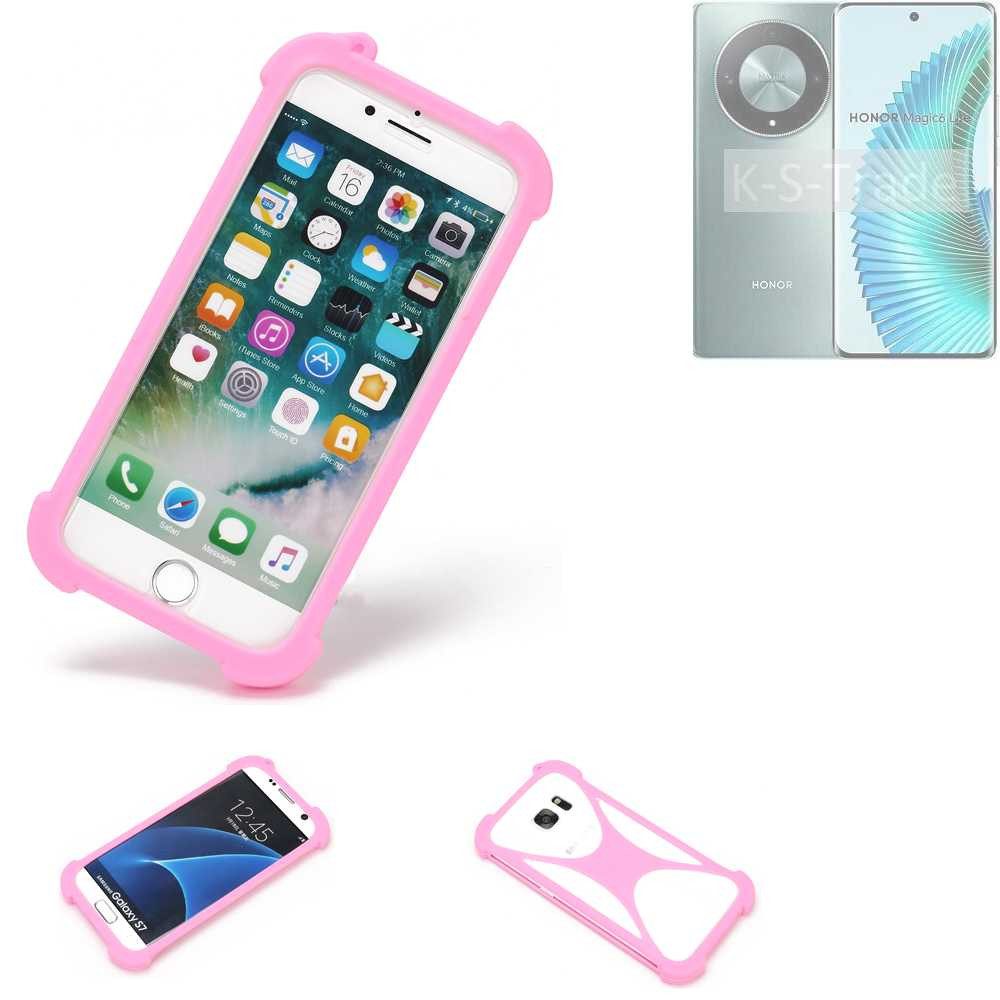 K-S-Trade Handyhülle für Honor Magic6 Lite, Handy Hülle Schutz Hülle Bumper Silikon Schutz Hülle Cover Case