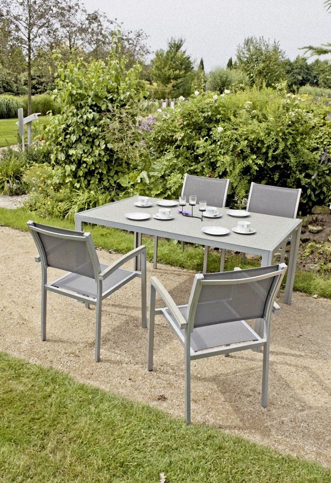 Garden Pleasure Stapelstuhl GRACE (Set, 4 St), 4er Set, Marke: Garden  Pleasure