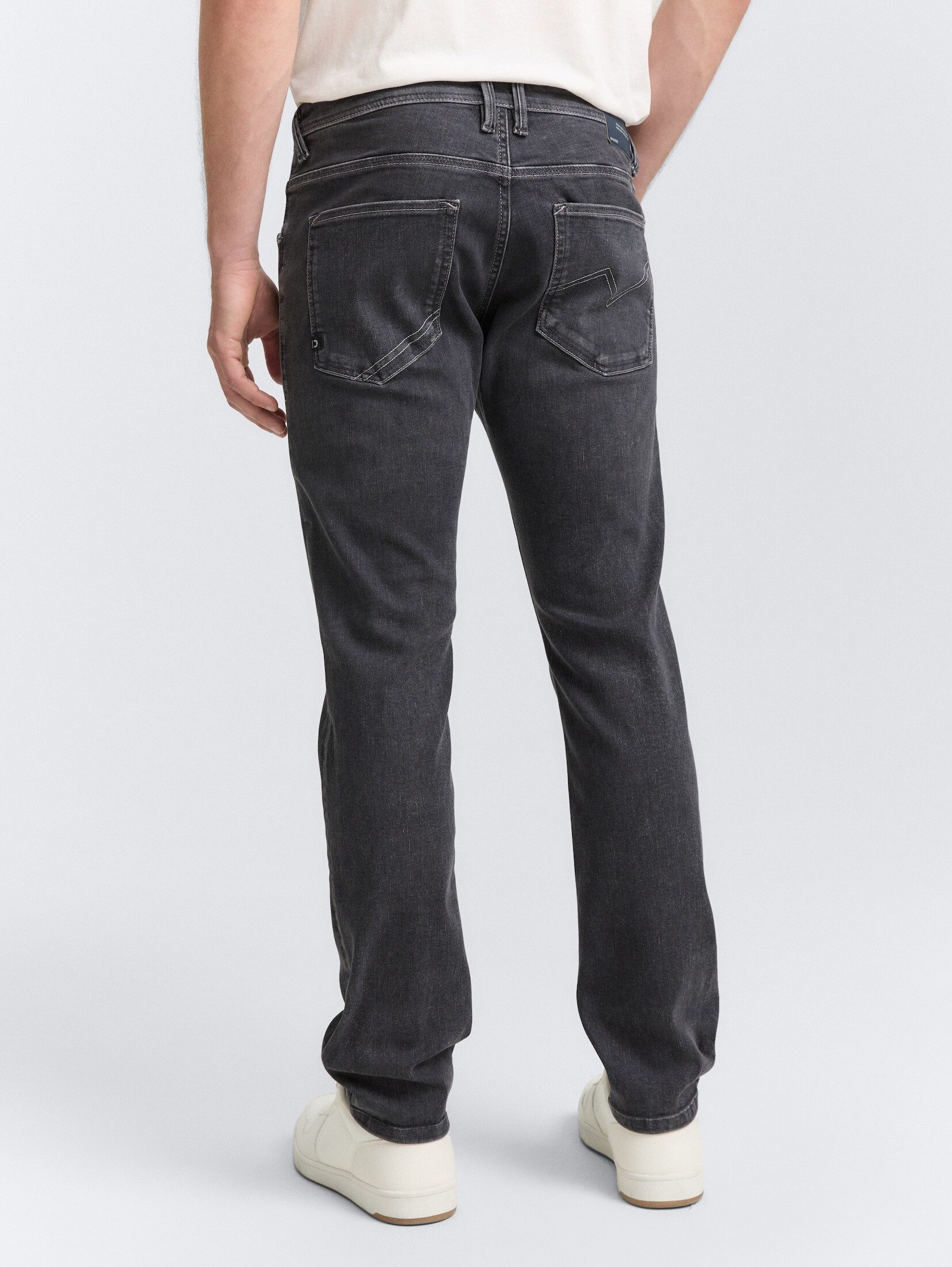 TOM TAILOR Denim Straight-Jeans Jeanshosen TTAEDAN STRAIGHT Jeans mit Stretch