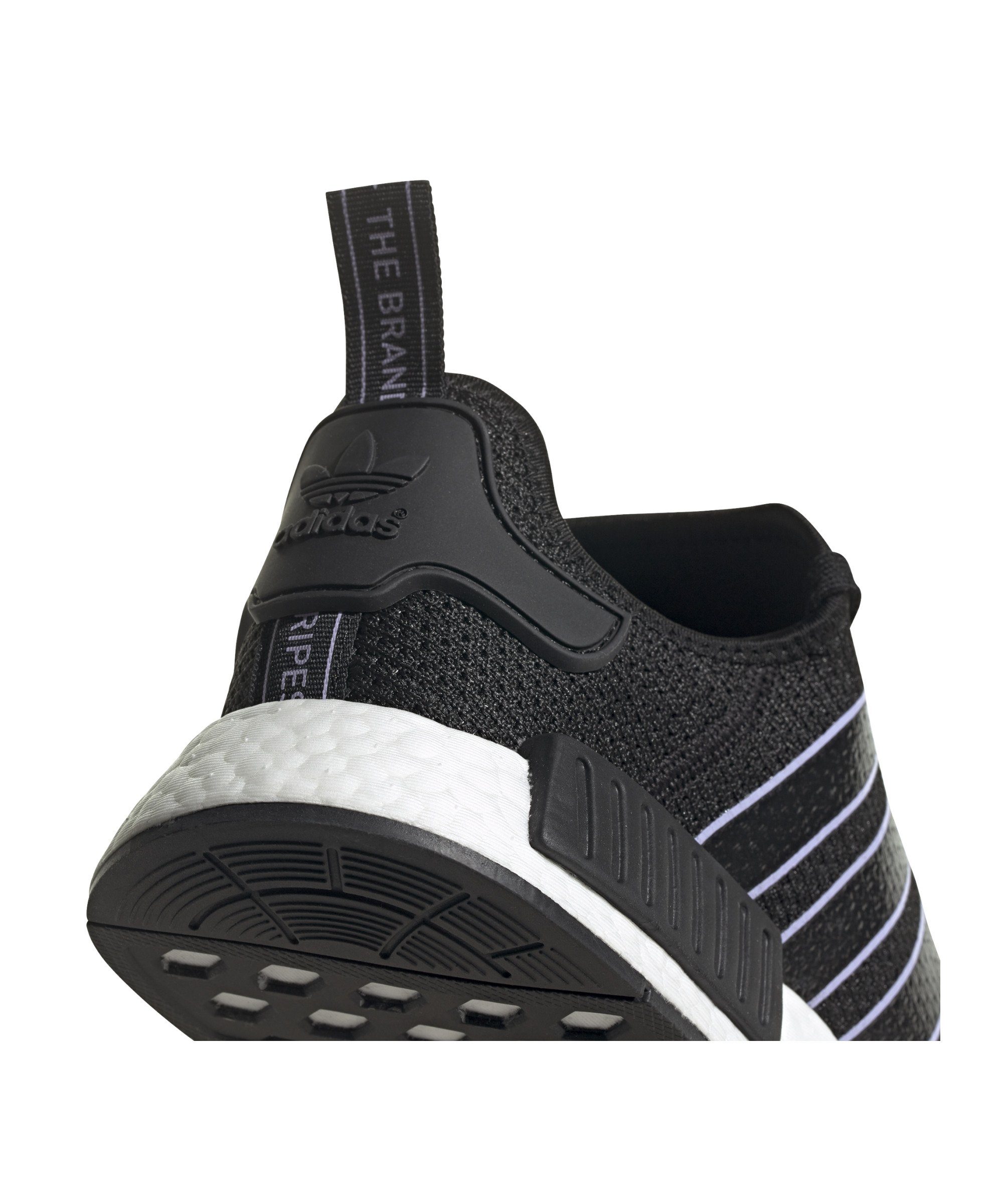 Originals adidas NMD_R1 Sneaker schwarzlilaweiss