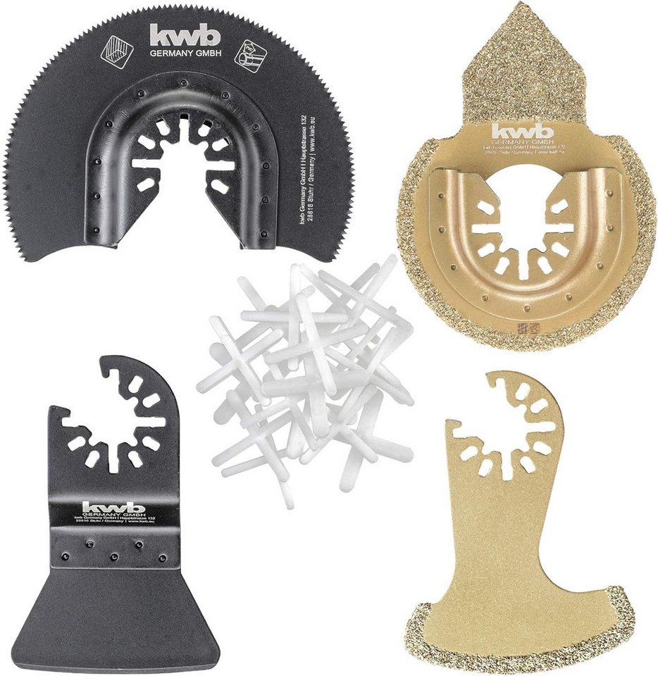 Thumbnail - kwb Sägeblatt, Multitool-Zubehör im 22-teiligen Set, Sägeblatt Ø 87 mm, Finger-Fo